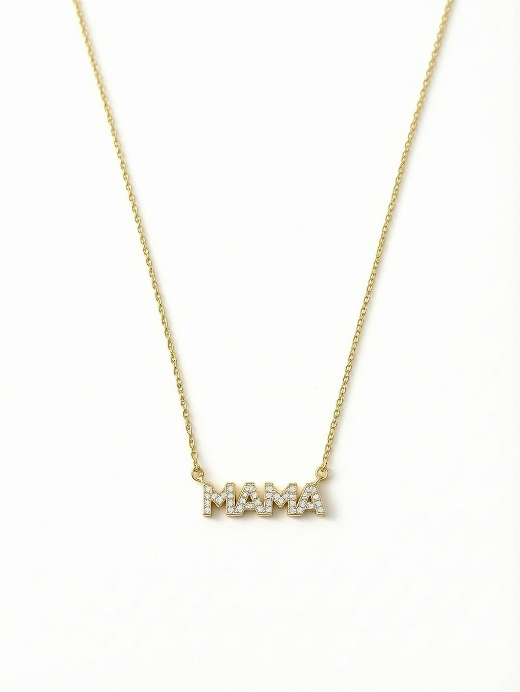 Mama Pavé Necklace
