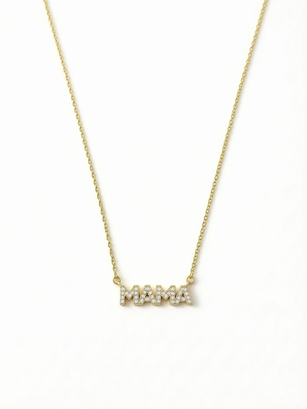 Mama Pavé Necklace